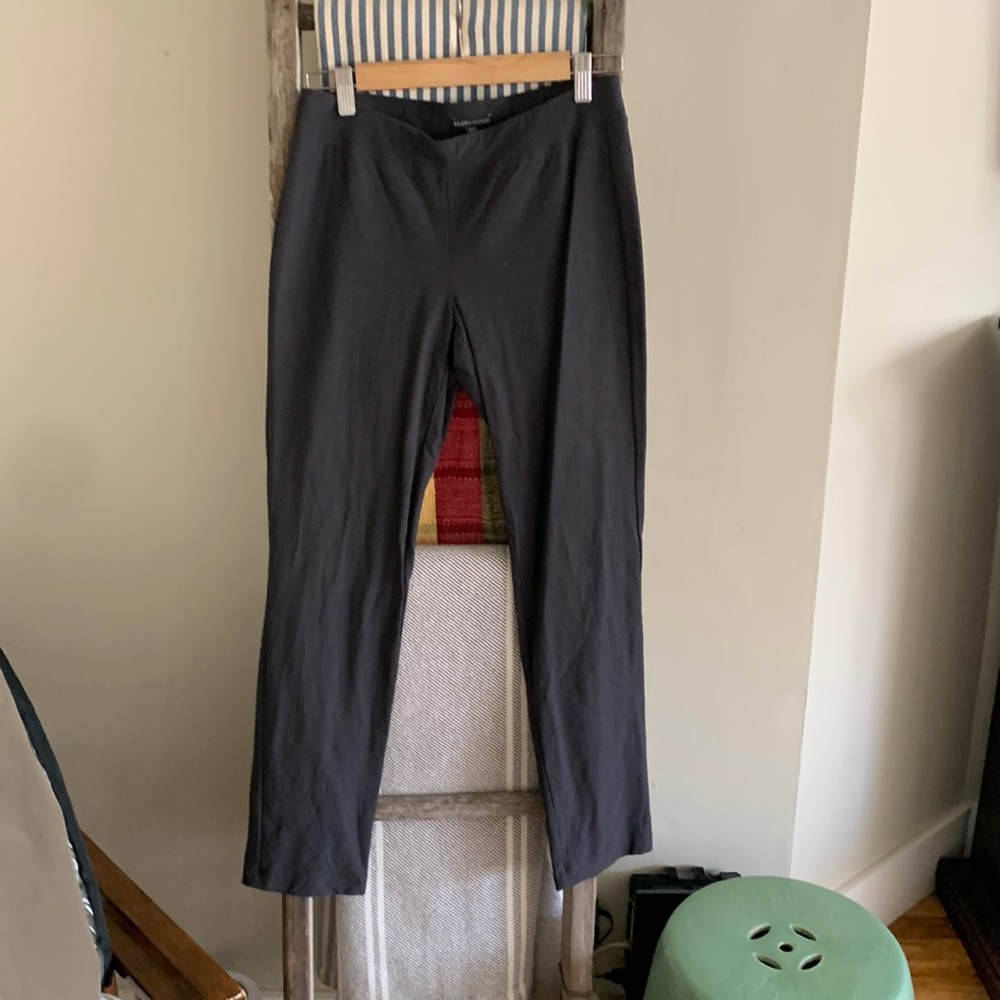 Eileen Fisher crepe straight leg pant